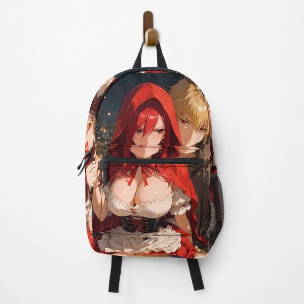 Item preview, Gilgamesh Red Hood Fantasy Fate Stay Night Anime Girl designed and sold by Conveentre.