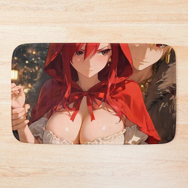 Item preview, Gilgamesh Red Hood Fantasy Fate Stay Night Anime Girl designed and sold by Conveentre.