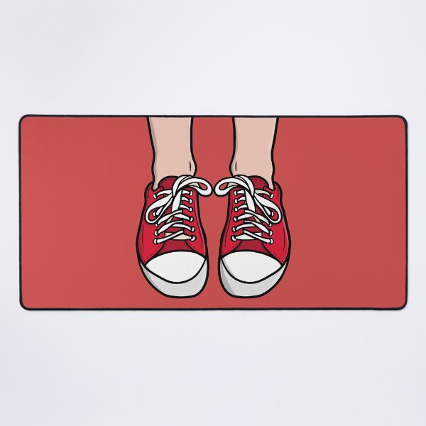 Item preview, Red Sneakers Cartoon Feet designed and sold by shopdiego.