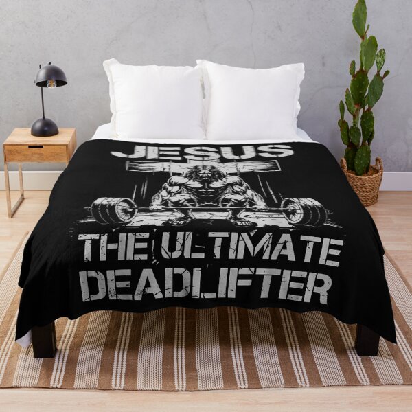 Item preview, Jesus The Ultimate Deadlifter Workout Gym Funny Christian designed and sold by merlinnears.
