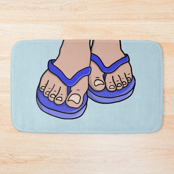 Item preview, Blue Flip Flop Feet designed and sold by shopdiego.