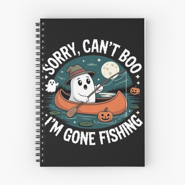 Item preview, Sorry Can’t Boo I’m Fishing Ghost Halloween designed and sold by Vastingan.