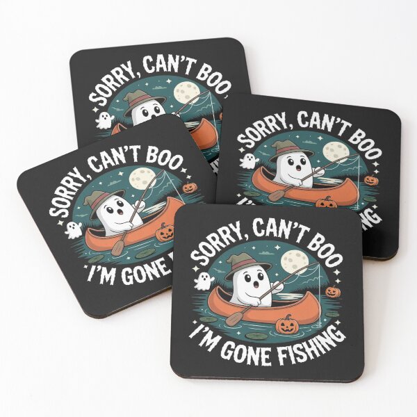 Item preview, Sorry Can’t Boo I’m Fishing Ghost Halloween designed and sold by Vastingan.