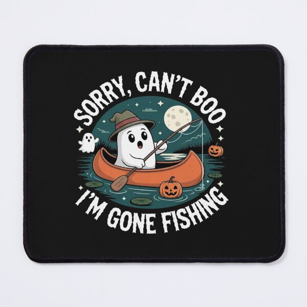 Item preview, Sorry Can’t Boo I’m Fishing Ghost Halloween designed and sold by Vastingan.