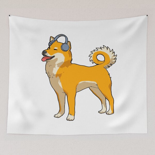 Item preview, Dog Listening to Music designed and sold by José Ricardo.