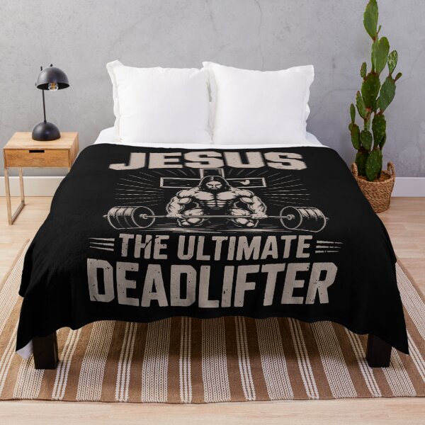 Item preview, Jesus The Ultimate Deadlifter Funny Christian Workout Gym designed and sold by merlinnears.