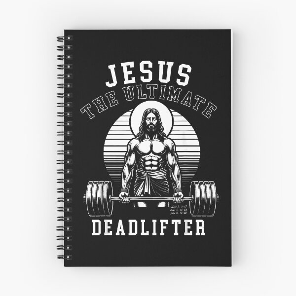 Item preview, Jesus The Ultimate Deadlifter - Jesus Deadlifting Christian designed and sold by merlinnears.