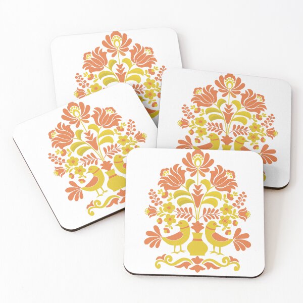 Item preview, Paisley bird and flower  designed and sold by lifecolorsandme.