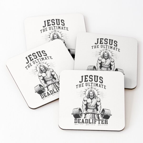 Item preview, Jesus The Ultimate Deadlifter - Jesus Deadlifting Christian  designed and sold by merlinnears.