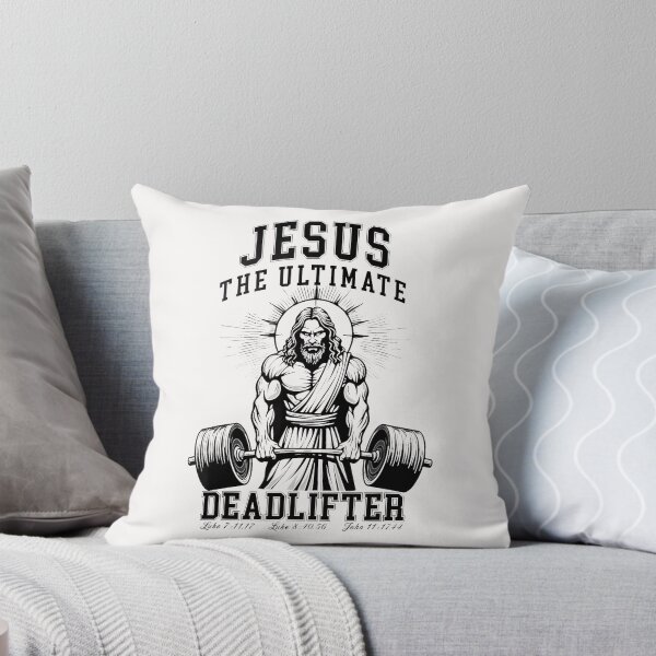 Item preview, Jesus The Ultimate Deadlifter - Jesus Deadlifting Christian  designed and sold by merlinnears.