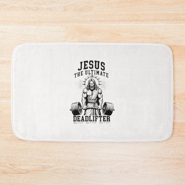 Item preview, Jesus The Ultimate Deadlifter - Jesus Deadlifting Christian  designed and sold by merlinnears.