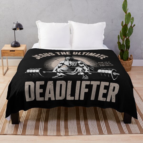 Item preview, Jesus The Ultimate Deadlifter Funny Christian Workout Gym designed and sold by merlinnears.
