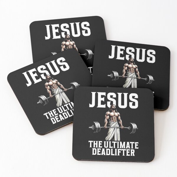 Item preview, Jesus The Ultimate Deadlifter Fitness Christian Gym Weight  designed and sold by merlinnears.