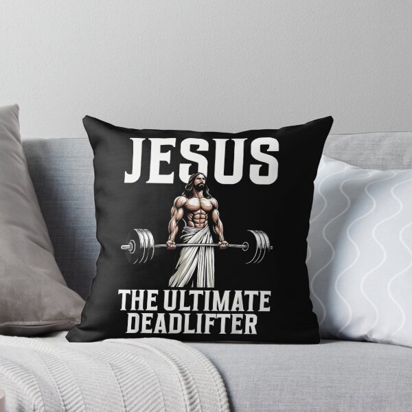 Item preview, Jesus The Ultimate Deadlifter Fitness Christian Gym Weight designed and sold by merlinnears.