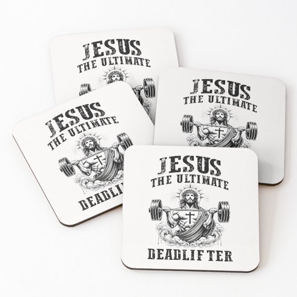 Item preview, Jesus The Ultimate Deadlifter Funny Christian Gym Workout  designed and sold by merlinnears.