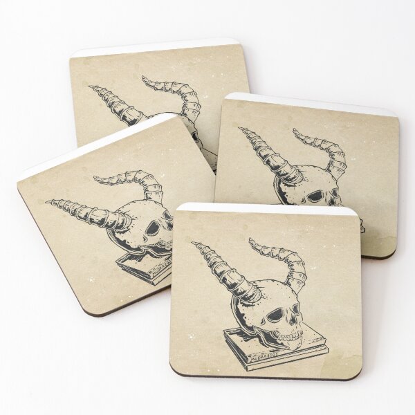 Item preview, Vintage Demon Skull With Horns designed and sold by EleanorChain-85.