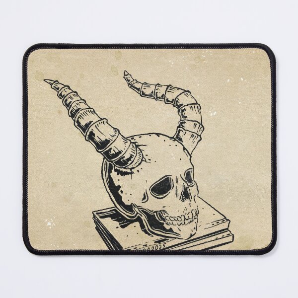 Item preview, Vintage Demon Skull With Horns designed and sold by EleanorChain-85.