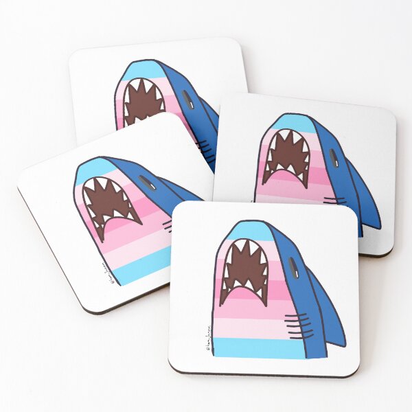 Item preview, Trans-feminine Shark designed and sold by ham_jam official Redbubble .