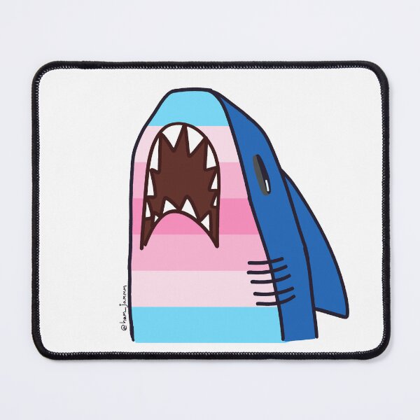 Item preview, Trans-feminine Shark designed and sold by ham_jam official Redbubble .