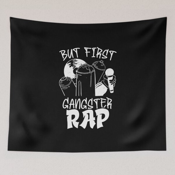 Item preview, But First Gangster Rap  designed and sold by Albertrichar6.