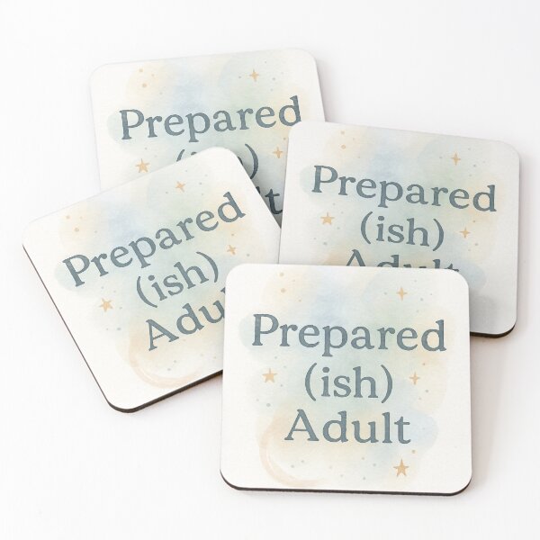 Item preview, Prepared (ish) Adult — Montessori Humor Watercolor Design designed and sold by MforMontessori.