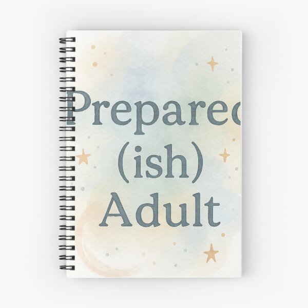 Item preview, Prepared (ish) Adult — Montessori Humor Watercolor Design designed and sold by MforMontessori.