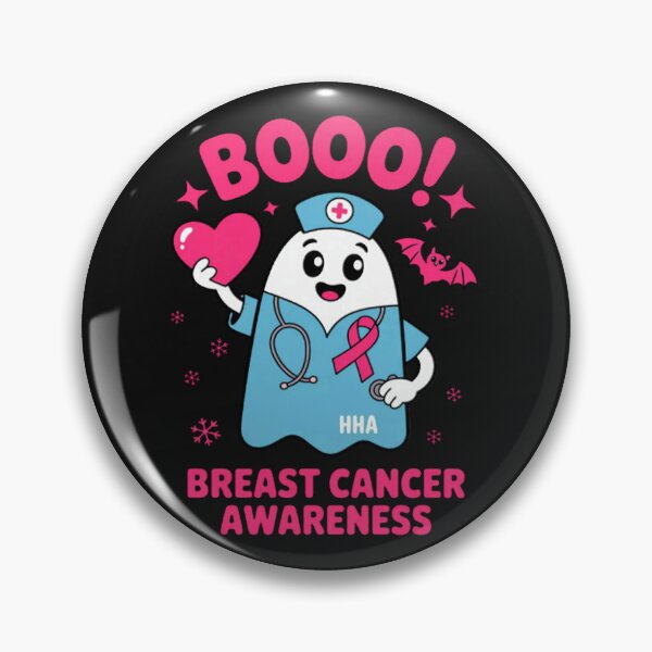 Item preview, Spooky HHA Halloween Breast Cancer Awareness designed and sold by Vastingan.