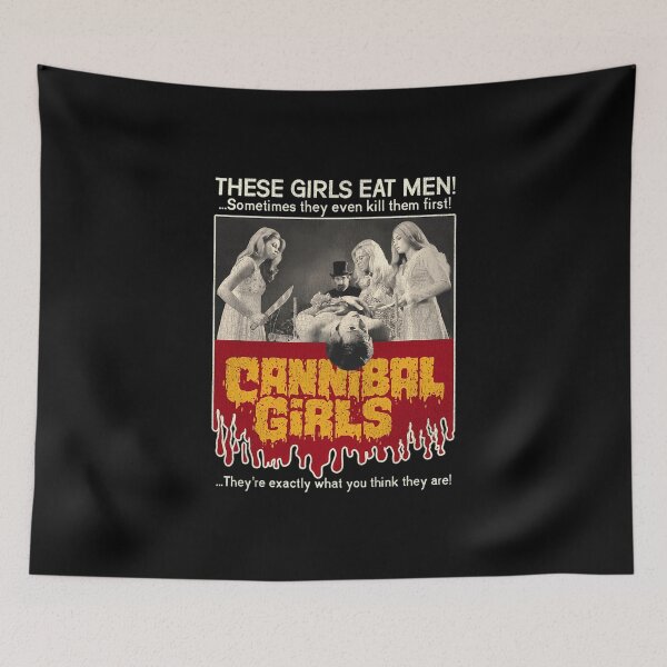 Item preview, Cannibal Girls Eat Men  Retro 70S Cult Horror Movie  designed and sold by Albertrichar6.