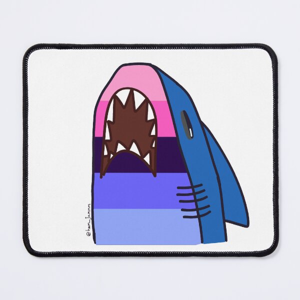 Item preview, Omnisexual Shark designed and sold by ham_jam official Redbubble .