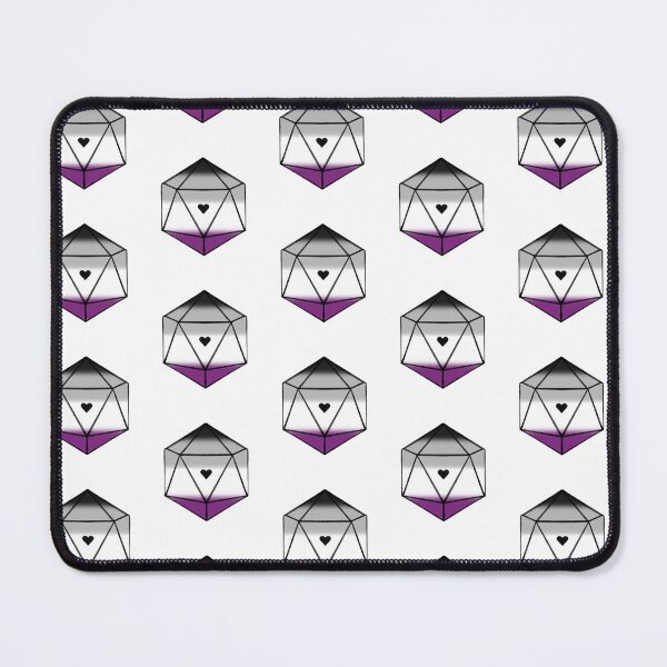 Item preview, LGBTQIA+ Asexual Pride Dice designed and sold by HuyoArt.