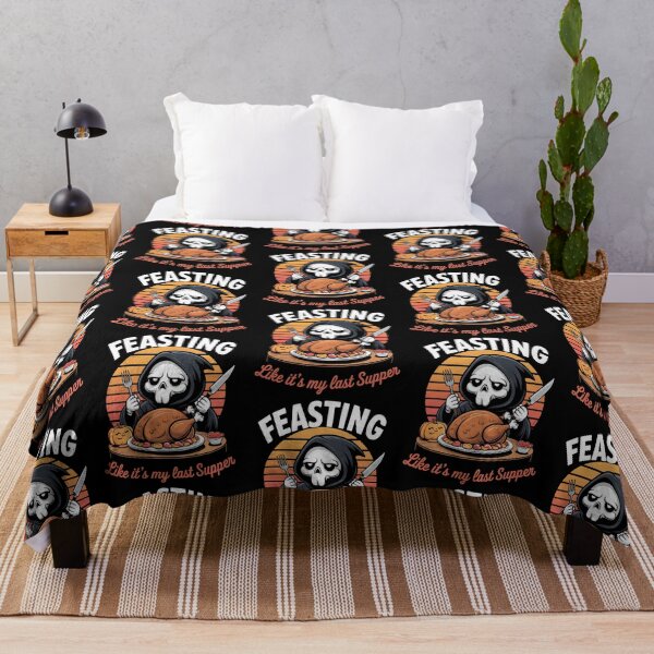 Item preview, Feasting – Grim Reaper Thanksgiving Supper Design designed and sold by Taans-Creation.