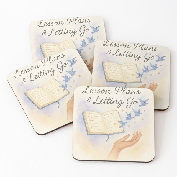 Item preview, Lesson Plans & Letting Go — Montessori Teacher Reflection Design designed and sold by MforMontessori.