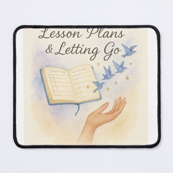 Item preview, Lesson Plans & Letting Go — Montessori Teacher Reflection Design designed and sold by MforMontessori.