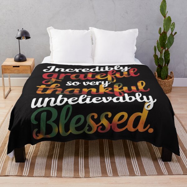 Item preview, Thankful Grateful Blessed Christian Religious Thanksgiving designed and sold by Ikwalima.