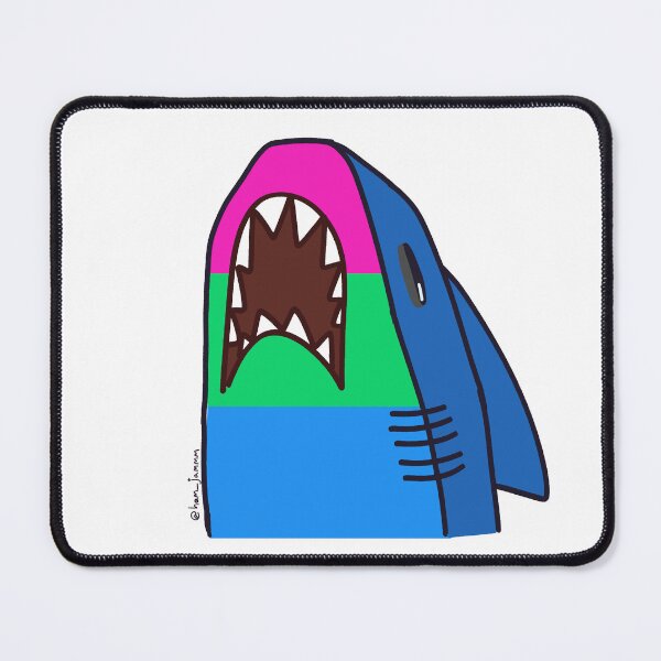 Item preview, Polysexual Shark designed and sold by ham_jam official Redbubble .