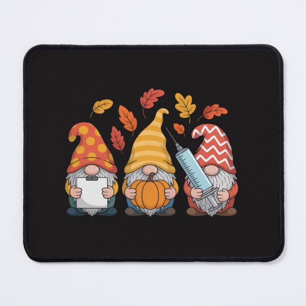 Item preview, Thanksgiving Nurse Gnomes Fall Scrub Top Autumn RN designed and sold by Ikwalima.