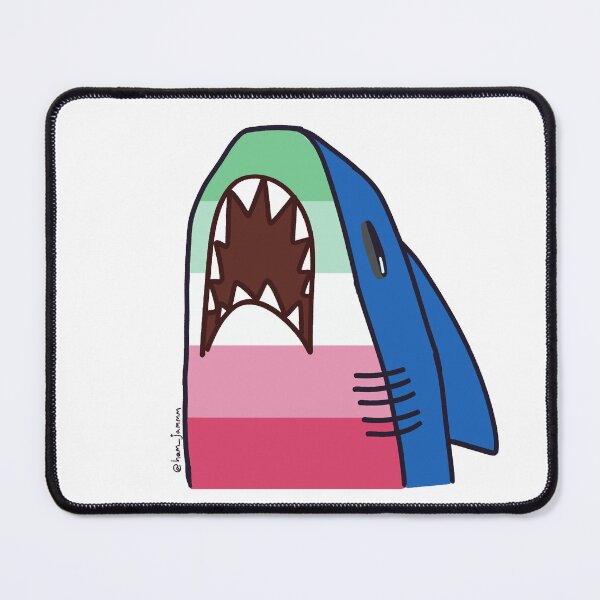 Item preview, Abrosexual Shark designed and sold by ham_jam official Redbubble .