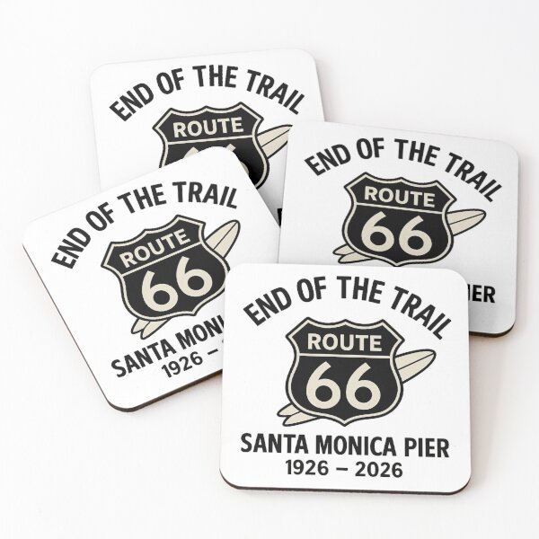 Item preview, Route 66 End of the Trail – Santa Monica Pier Centennial designed and sold by CraftedHome.