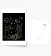 Canadian Bull Moose Postcards