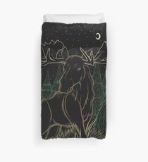 Canadian Bull Moose Duvet Cover