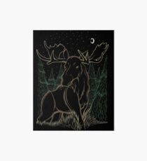 Canadian Bull Moose Art Board