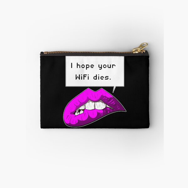 Item preview, I Hope Your WiFi Dies (lips) designed and sold by CJ-Cusack.