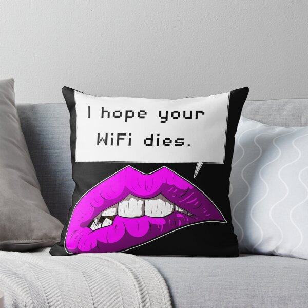 Item preview, I Hope Your WiFi Dies (lips) designed and sold by CJ-Cusack.