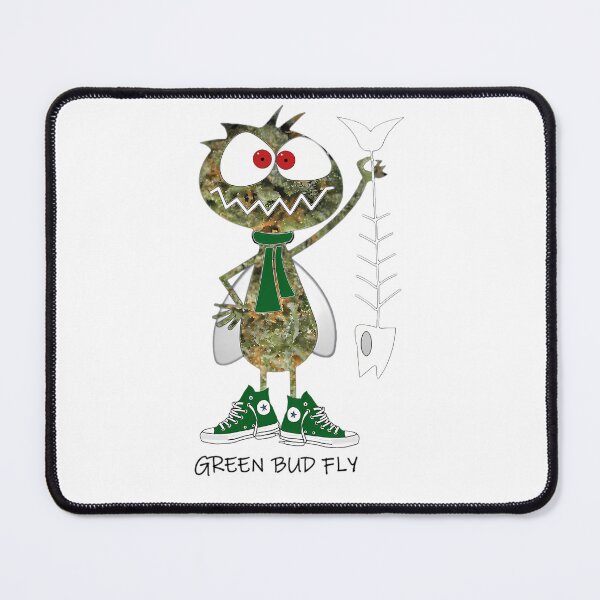 Item preview, Minimalist Green B.ud Fly Cartoon Crit.ter designed and sold by HandAli.