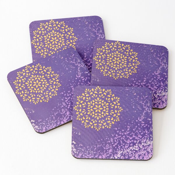 Item preview, Acrylic Pour Mandala Sunrise designed and sold by Elisabeth Lucas.