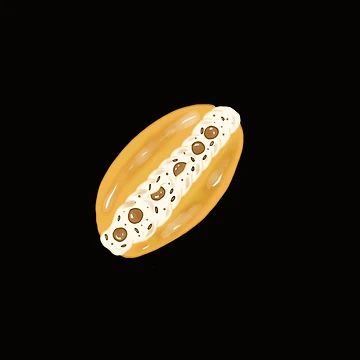 Artwork thumbnail, Cream bread by Yooashop