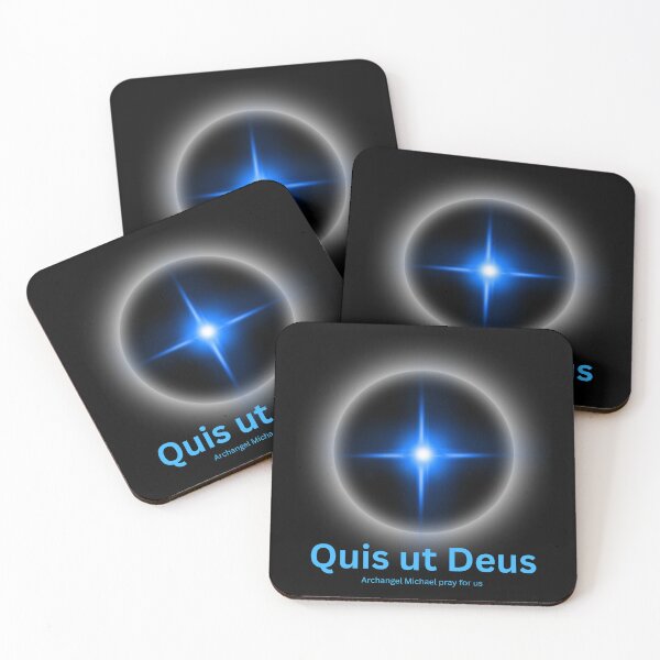 Item preview, Quis ut Deus – Archangel Michael Light Shield #4 designed and sold by CosmicNectarArt.