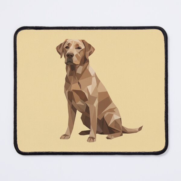 Item preview, Warm and friendly low poly golden labrador designed and sold by bsbd-action.