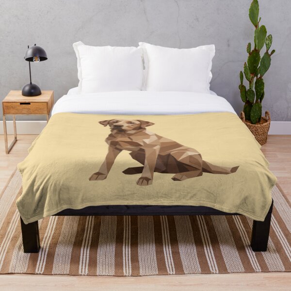 Item preview, Warm and friendly low poly golden labrador designed and sold by bsbd-action.