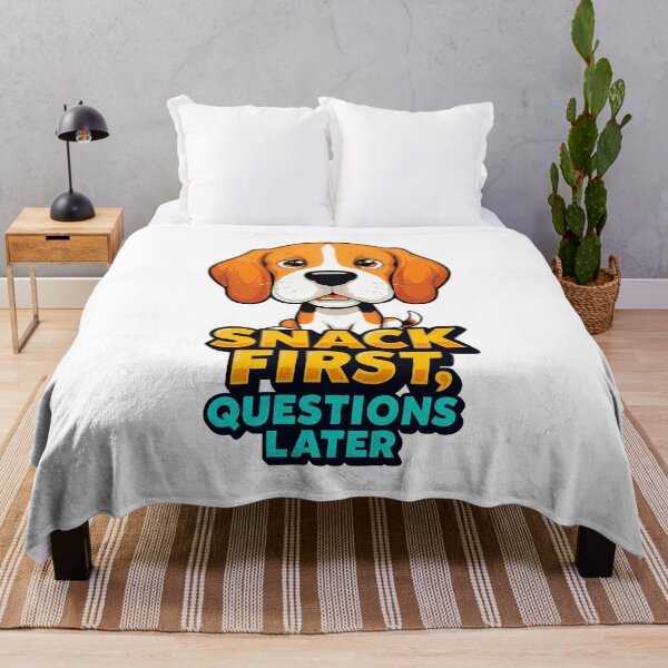 Item preview, Sweet Beagle Saying Need Snack Funny Typography Art designed and sold by Tong4130.